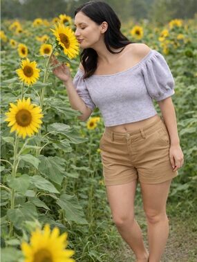 NWOT 🤩 Promesa Lilac Crop Sweater